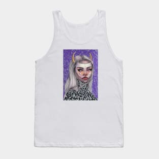 Purple Horn Tank Top